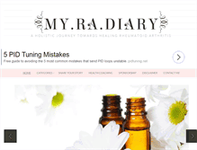 Tablet Screenshot of myradiary.com